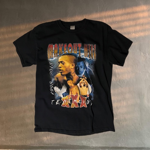 XXXTENTACION Make Out Hill 90s style custom tee - Picture 2 of 4